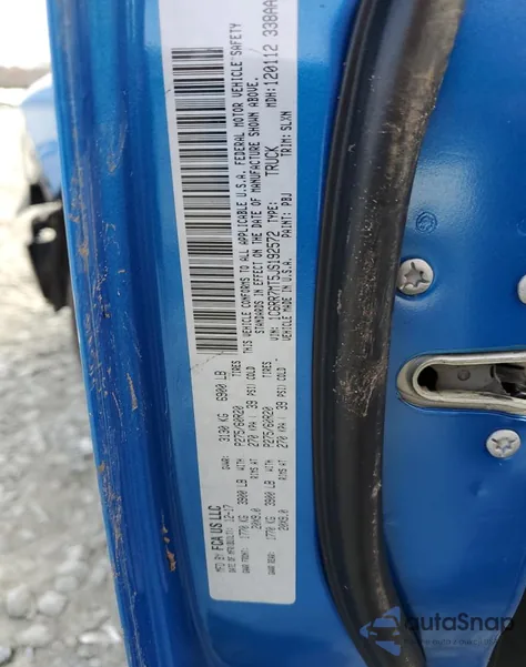 2018 Ram 1500 Sport z USA, uszkodzony, nr VIN 1C6RR7MT5JS192572